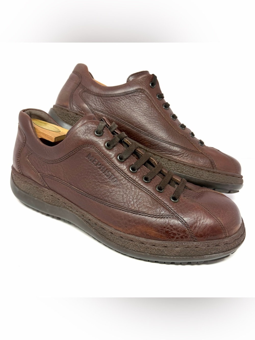 Vintage Mephisto Originals Men’s Casual Sneakers Sz 11 Brown Nubuck Leather Shoe